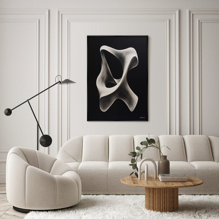 Репродукция картины Streamlined shapes, No 2, 2024г. - лучшие Картины в INMYROOM