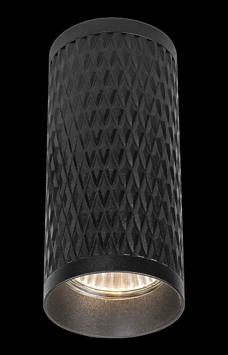 Накладной светильник Alfa черного цвета - лучшие Накладные споты в INMYROOM