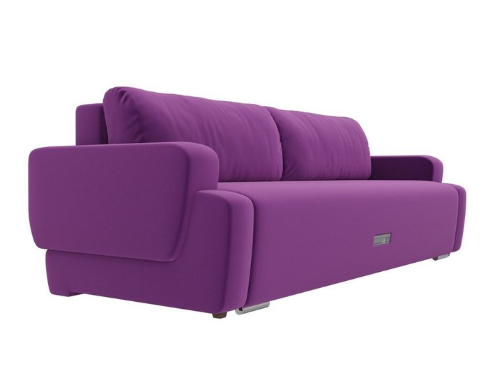 Прямой диван-кровать Ника фиолетового цвета - лучшие Прямые диваны в INMYROOM