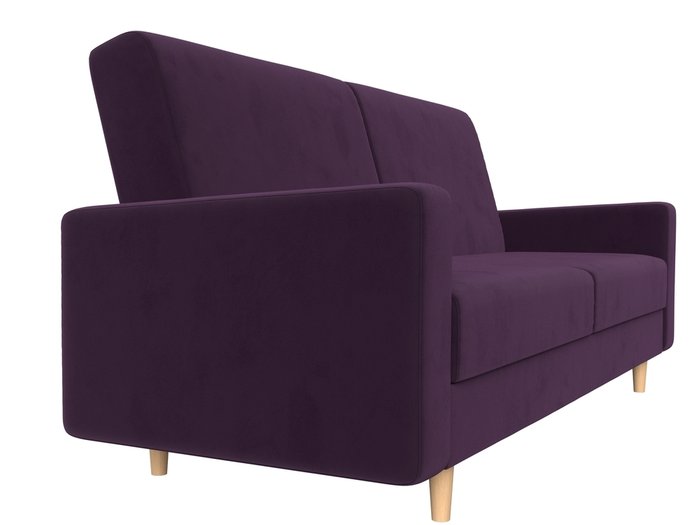 Прямой диван-кровать Бонн фиолетового цвета  - лучшие Прямые диваны в INMYROOM