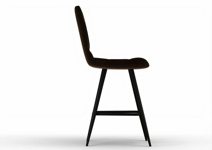 Стул полубарный Rumba темно-коричневого цвета - купить Барные стулья по цене 11942.0
