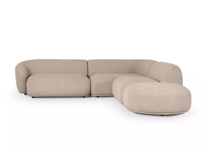 Угловой модульный диван Fabro бежевого цвета - лучшие Угловые диваны в INMYROOM