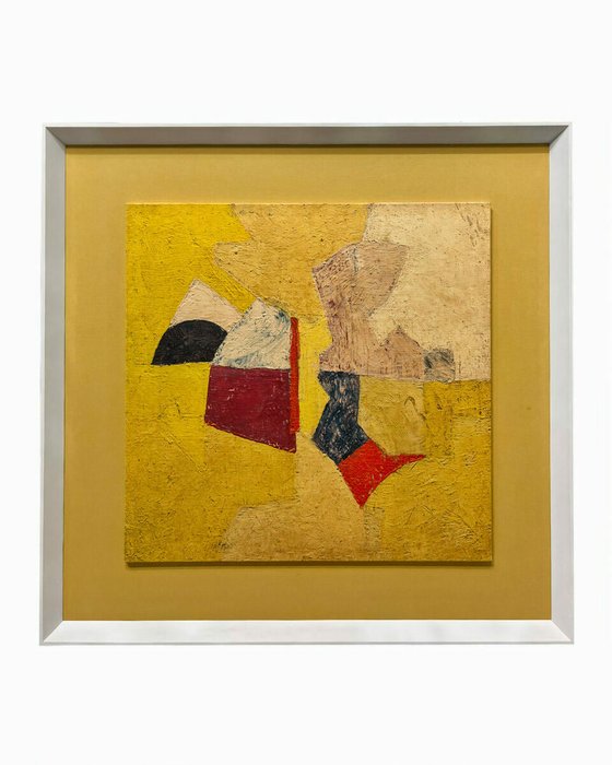 Картина Toile jaune majeure 70х70 желтого цвета - купить Картины по цене 11000.0