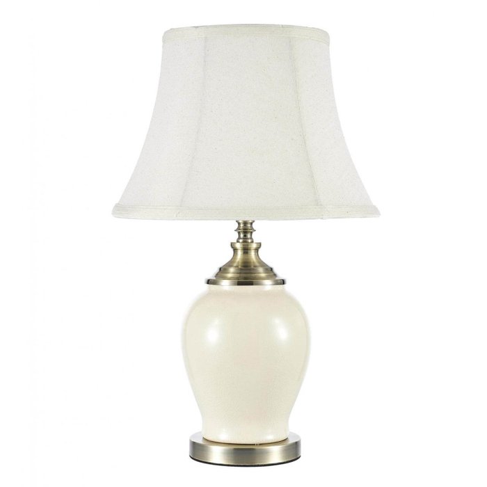 Настольная лампа Gianni E 4.1 LG (ткань, цвет белый) Настольная лампа Gianni E 4.1 LG (ткань, цвет белый)