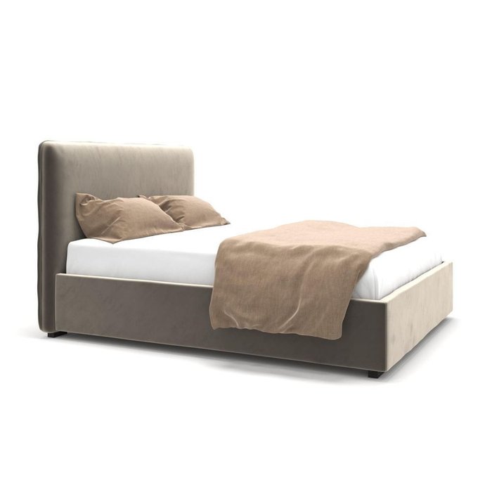 Кровать Brooklyn бежевая 140х200 - купить Кровати для спальни по цене 48900.0