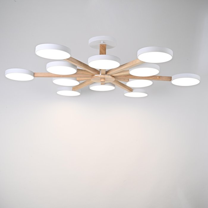 Потолочный светильник TURNA L12 White - купить Потолочные люстры по цене 60690.0