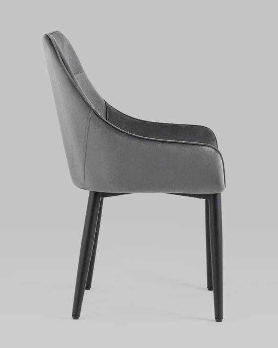 Стул Диана серого цвета - лучшие Обеденные стулья в INMYROOM