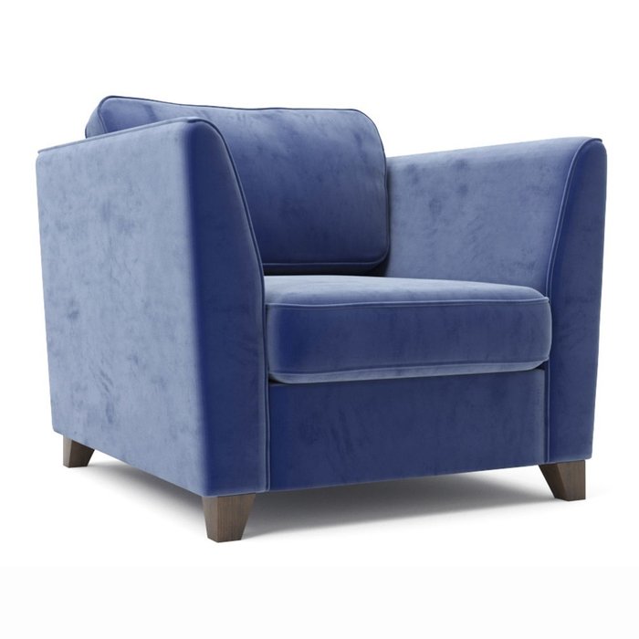 Кресло Wolsly синего цвета
