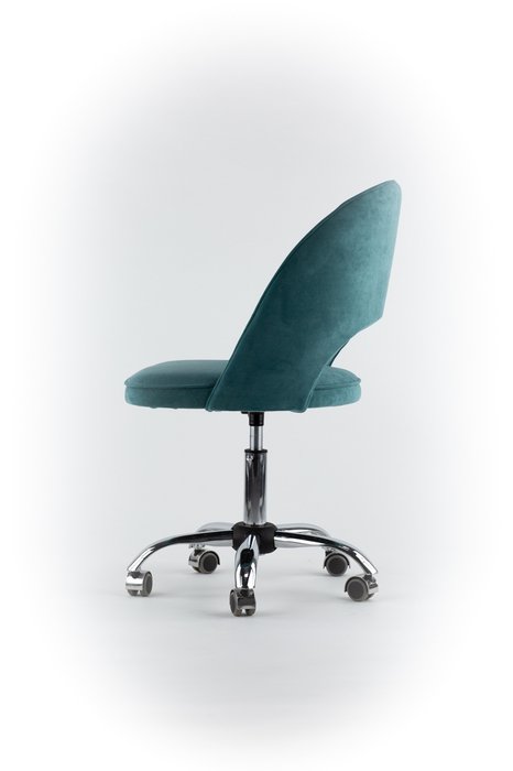 Стул Vega wheel бирюзового цвета - купить Офисные кресла по цене 13760.0