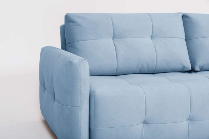 Диван-кровать Milton голубого цвета - лучшие Прямые диваны в INMYROOM