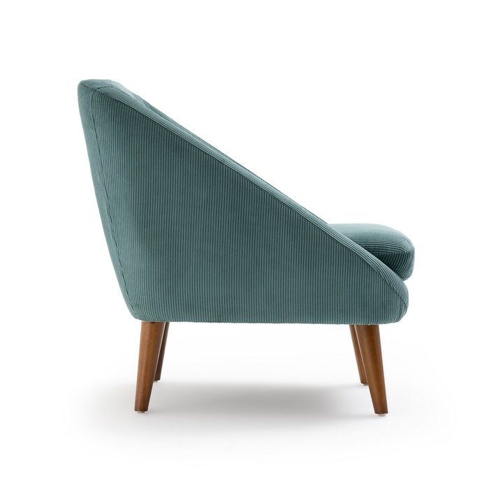 Кресло из вельвета Smon зеленого цвета - лучшие Интерьерные кресла в INMYROOM