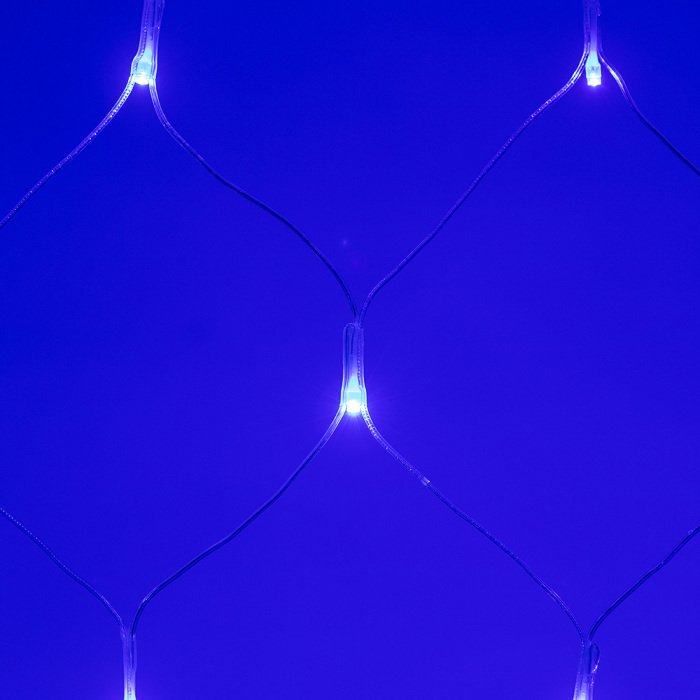 Светодиодная гирлянда ARD-NETLIGHT-HOME-1800x1500-CLEAR-180LED Blue (230V, 15W) (Ardecoled, IP20) 024675 - лучшие Гирлянды в INMYROOM