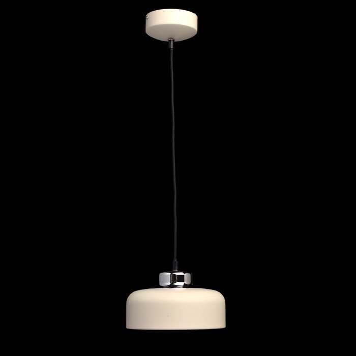 Подвесной светодиодный светильник  Раунд молочного цвета - лучшие Подвесные светильники в INMYROOM