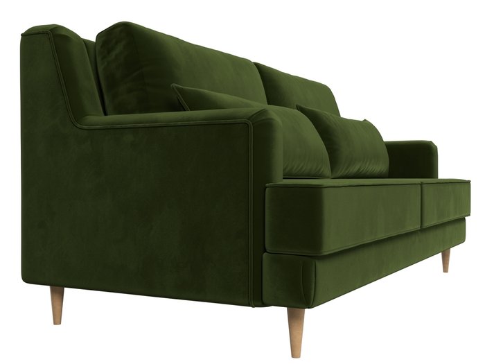 Прямой диван Джерси зеленого цвета - лучшие Прямые диваны в INMYROOM