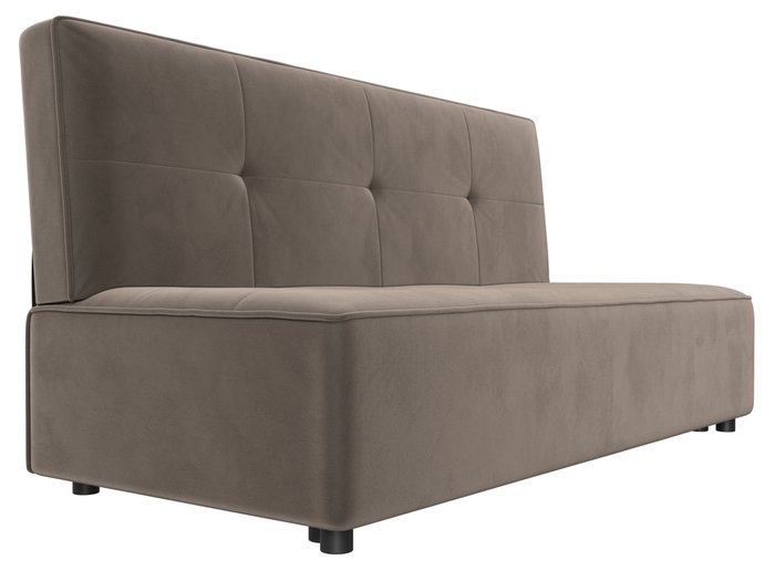 Прямой диван-кровать Зиммер серо-коричневого цвета - лучшие Прямые диваны в INMYROOM
