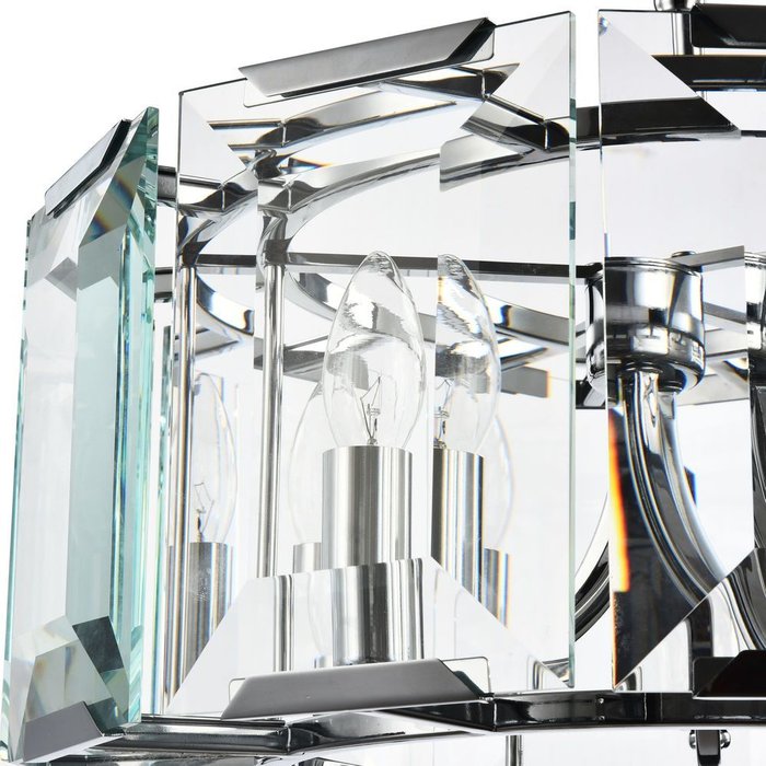 Люстра Cerezo из стеклянных пластин - лучшие Подвесные люстры в INMYROOM