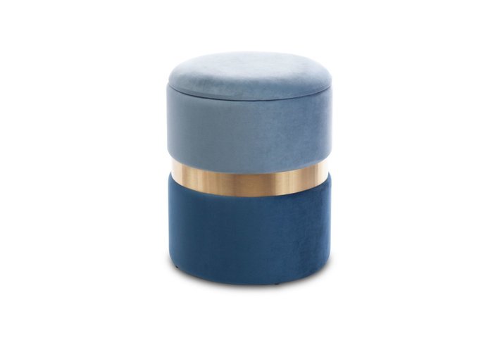 Пуфик small синий-голубого цвета IMR-1154346
