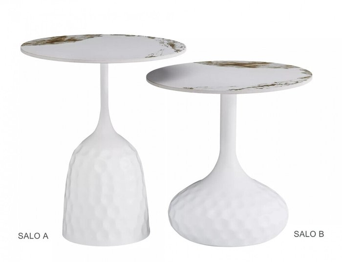 Журнальный стол Salo белого цвета - лучшие Журнальные столики в INMYROOM