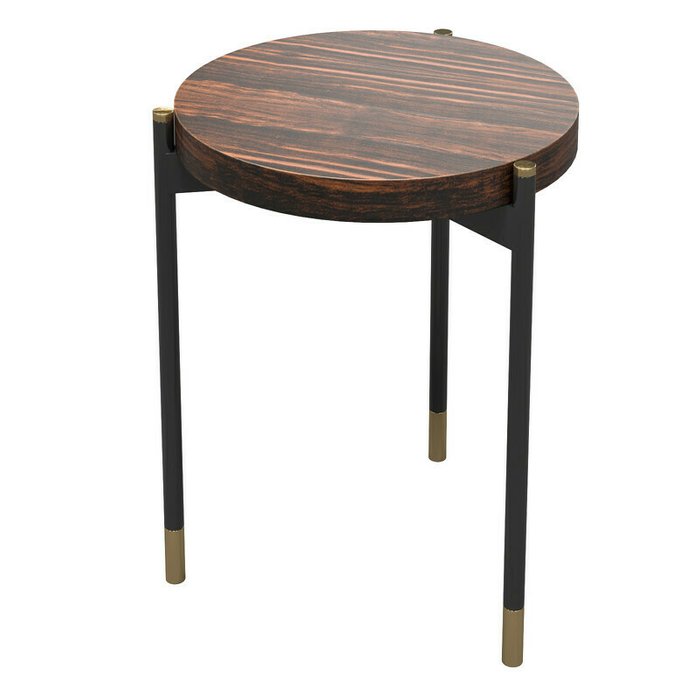 Приставной столик Benissa темно-коричневого цвета - купить Журнальные столики по цене 26200.0