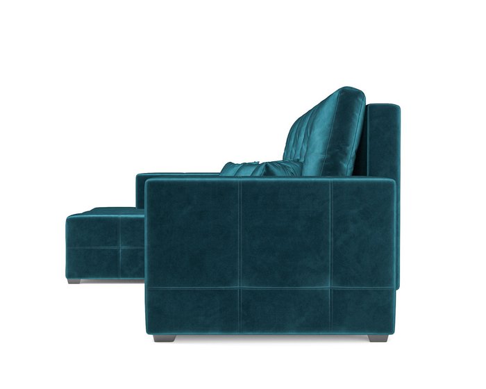Угловой диван-кровать Монреаль сине-зеленого цвета левый угол - лучшие Угловые диваны в INMYROOM