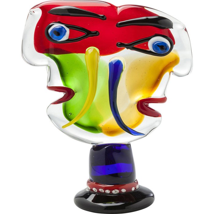Предмет декоративный Double Face из стекла  - купить Фигуры и статуэтки по цене 24017.0
