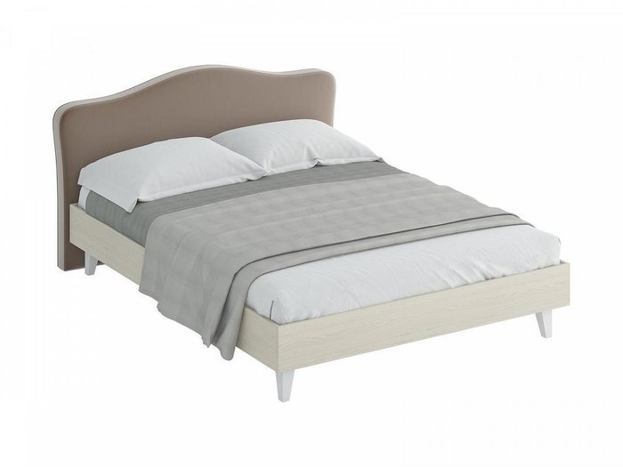 Кровать "Queen Elizabeth" с бежевым изголовьем 160х200 см