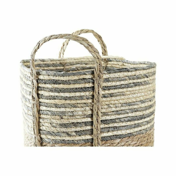 Корзина DKD Home Decor волокно (33 x 33 x 35 cm) (2 штук) - купить Плетеные корзины по цене 7471.0