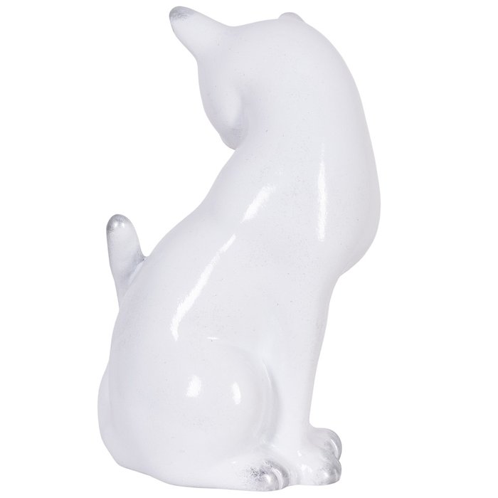 Статуэтка Кошка белого цвета - купить Фигуры и статуэтки по цене 1301.0