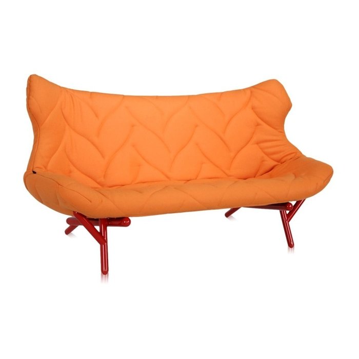 Диван Foliage оранжевого цвета - купить Прямые диваны по цене 258558.0