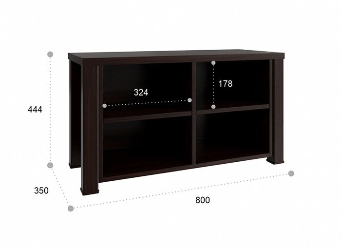 Комплект мебели для прихожей Изабель темно-коричневого цвета - купить Гарнитуры для прихожей по цене 15037.0