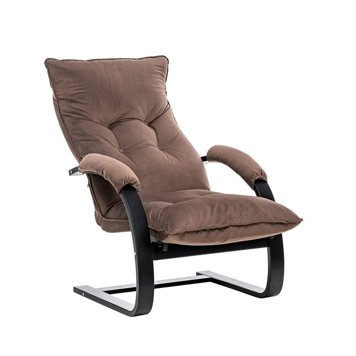 Кресло-трансформер Монако шоколадного цвета  - лучшие Интерьерные кресла в INMYROOM