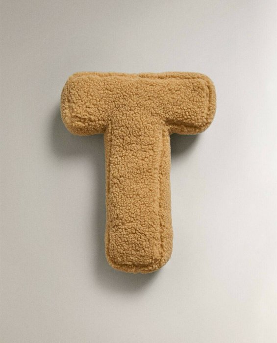 Детская подушка Letter t