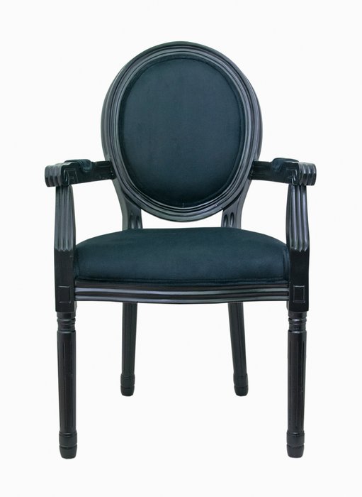 Стул Volker arm black черного цвета - купить Обеденные стулья по цене 28620.0