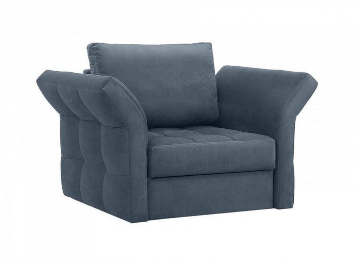 Кресло Wing темно-синего цвета - купить Интерьерные кресла по цене 40590.0