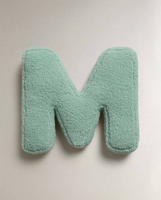Детская подушка Letter m