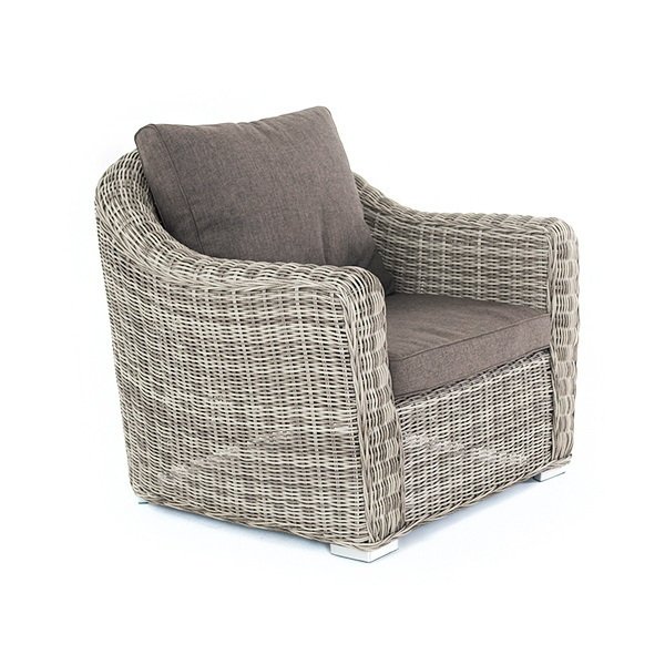Кресло Фабриция серого цвета - лучшие Садовые кресла в INMYROOM