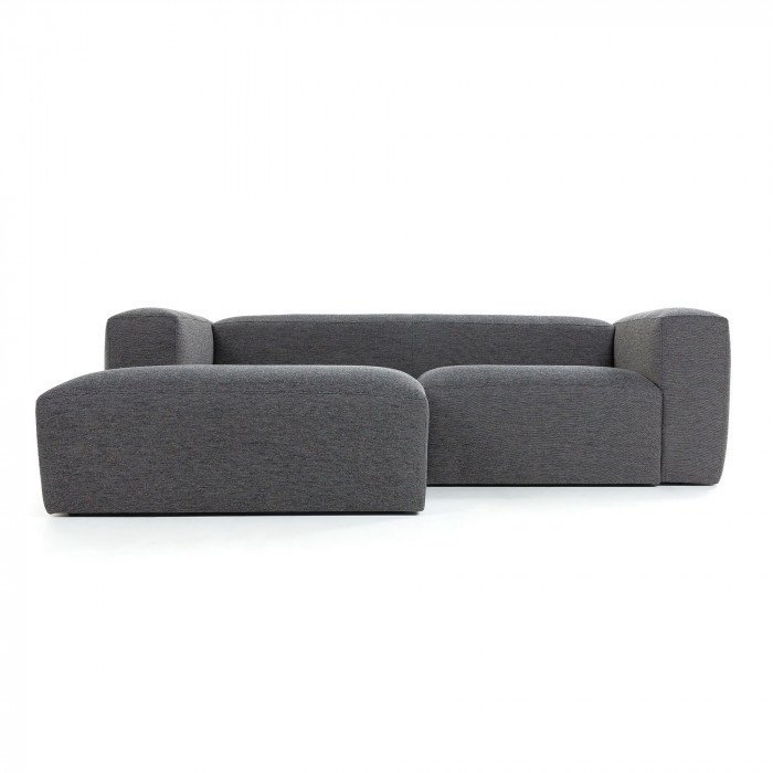 Угловой диван Blok темно-серого цвета - лучшие Угловые диваны в INMYROOM