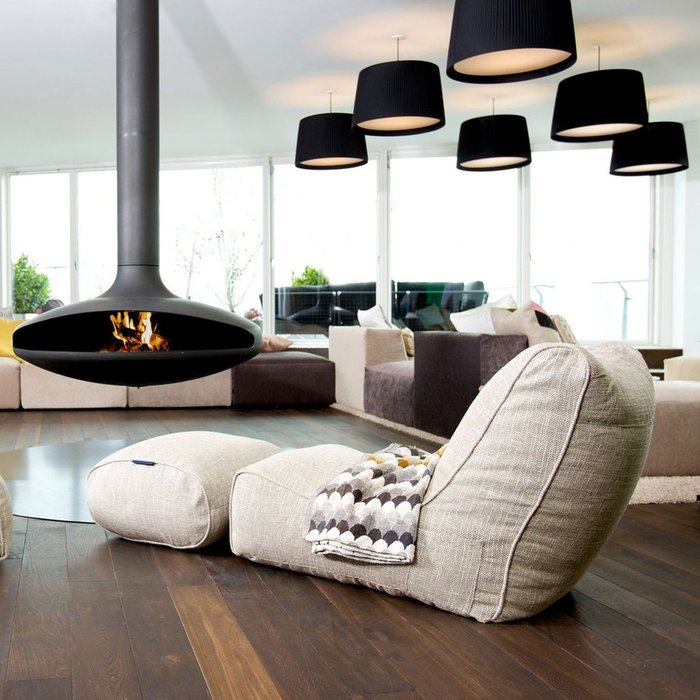 Бин бэг Ambient Lounge Evolution Sofa – Eco Weave (бежевый) - лучшие Бескаркасная мебель в INMYROOM