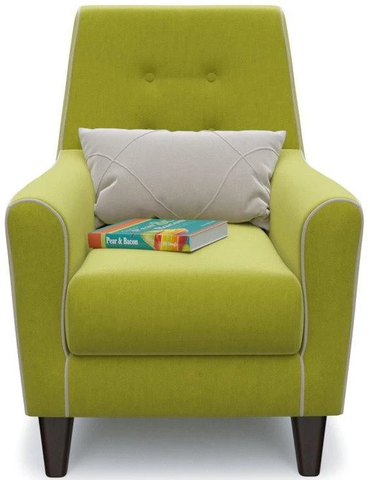 Кресло Френсис Флэтфорд зеленого цвета - купить Интерьерные кресла по цене 12931.0