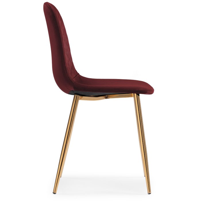 Стул Dabl темно-бордового цвета - лучшие Обеденные стулья в INMYROOM