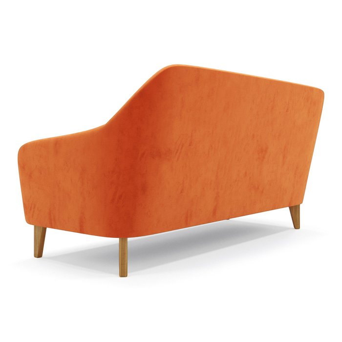 Трехместный диван Miami lux оранжевого цвета - лучшие Прямые диваны в INMYROOM
