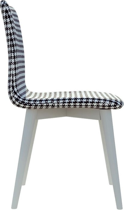 Кухонный стул Архитектор в ткани Melody с ножками белого цвета - купить Обеденные стулья по цене 19381.0