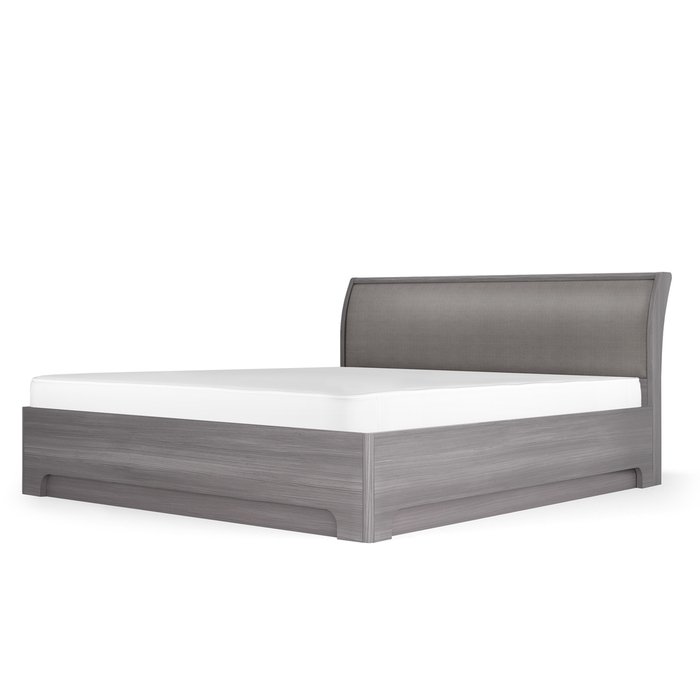 Кровать Парма Нео-3 160х200 серо-коричневого цвета с подъемным механизмом