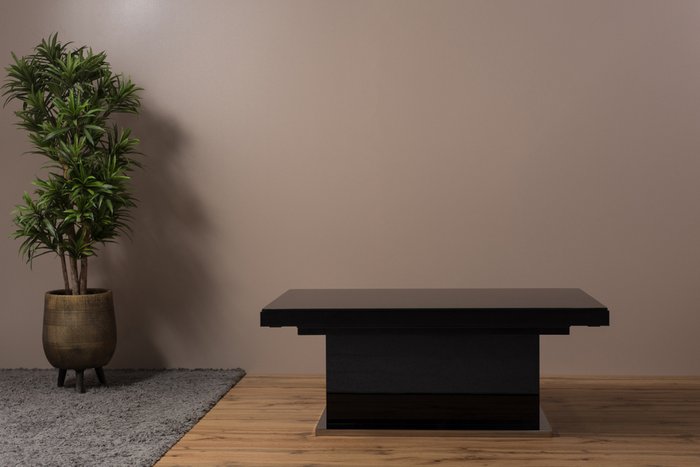 Стол-трансформер Space черного цвета - лучшие Обеденные столы в INMYROOM