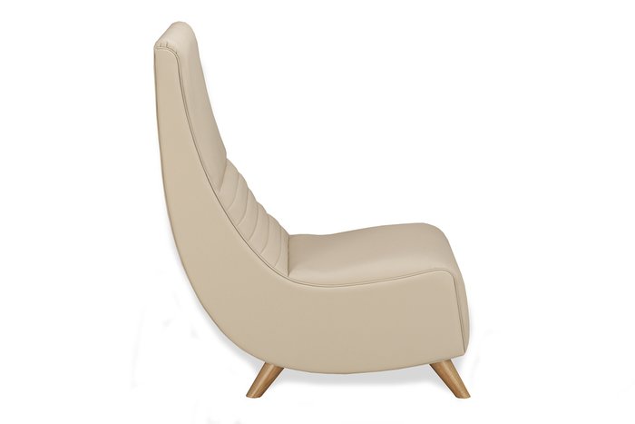 Кресло Овале бежевого цвета - лучшие Интерьерные кресла в INMYROOM