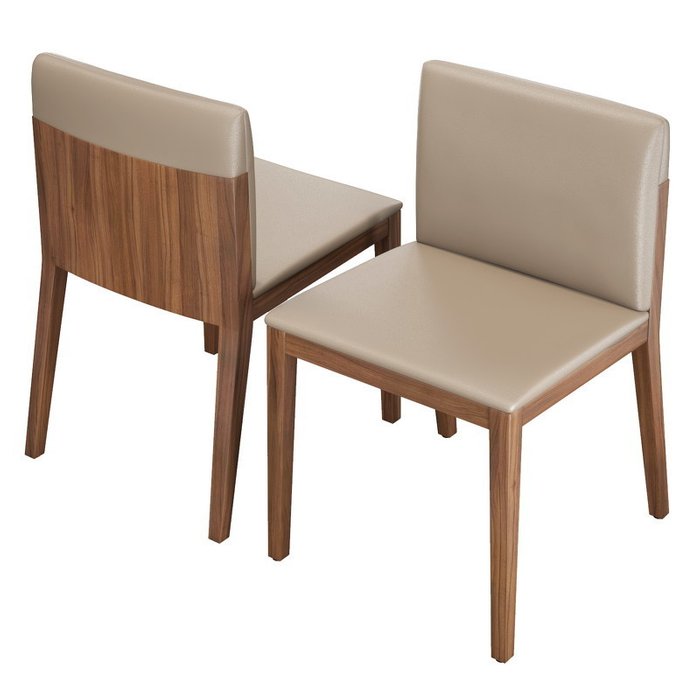 Стул Zaragoza бежево-коричневого цвета - лучшие Обеденные стулья в INMYROOM