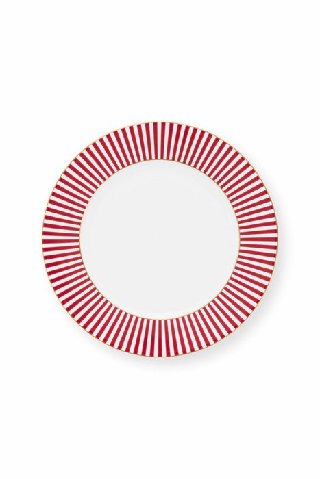Набор из 2-х тарелок Royal Stripes Dark Pink, D17 см - купить Тарелки по цене 2989.0