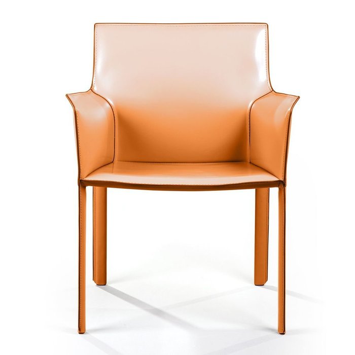 Стул с подлокотниками Barrie светло-коричневого цвета - купить Обеденные стулья по цене 39900.0
