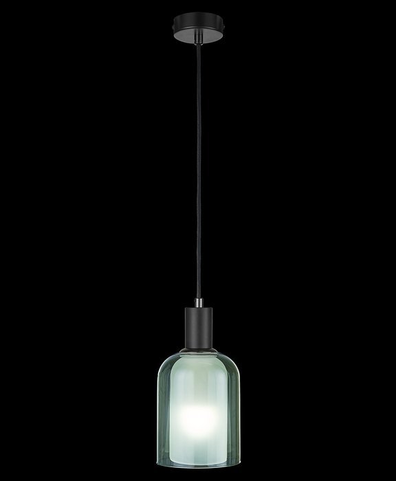 Подвесной светильник Nature  с плафонами серо-зеленого цвета - купить Подвесные светильники по цене 7920.0