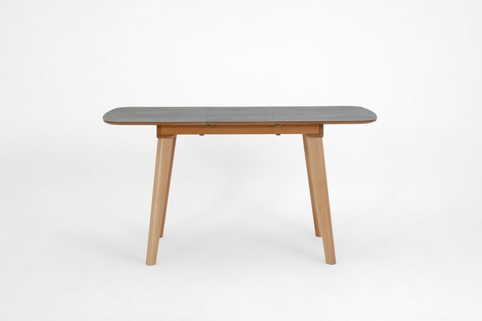 Раздвижной обеденный стол Крит-ОВ серого цвета - купить Обеденные столы по цене 39500.0
